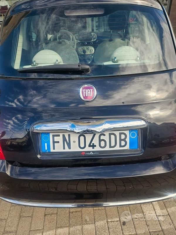 Usata Fiat 500 95 CV (69 kW) 2018 Nero Berlina