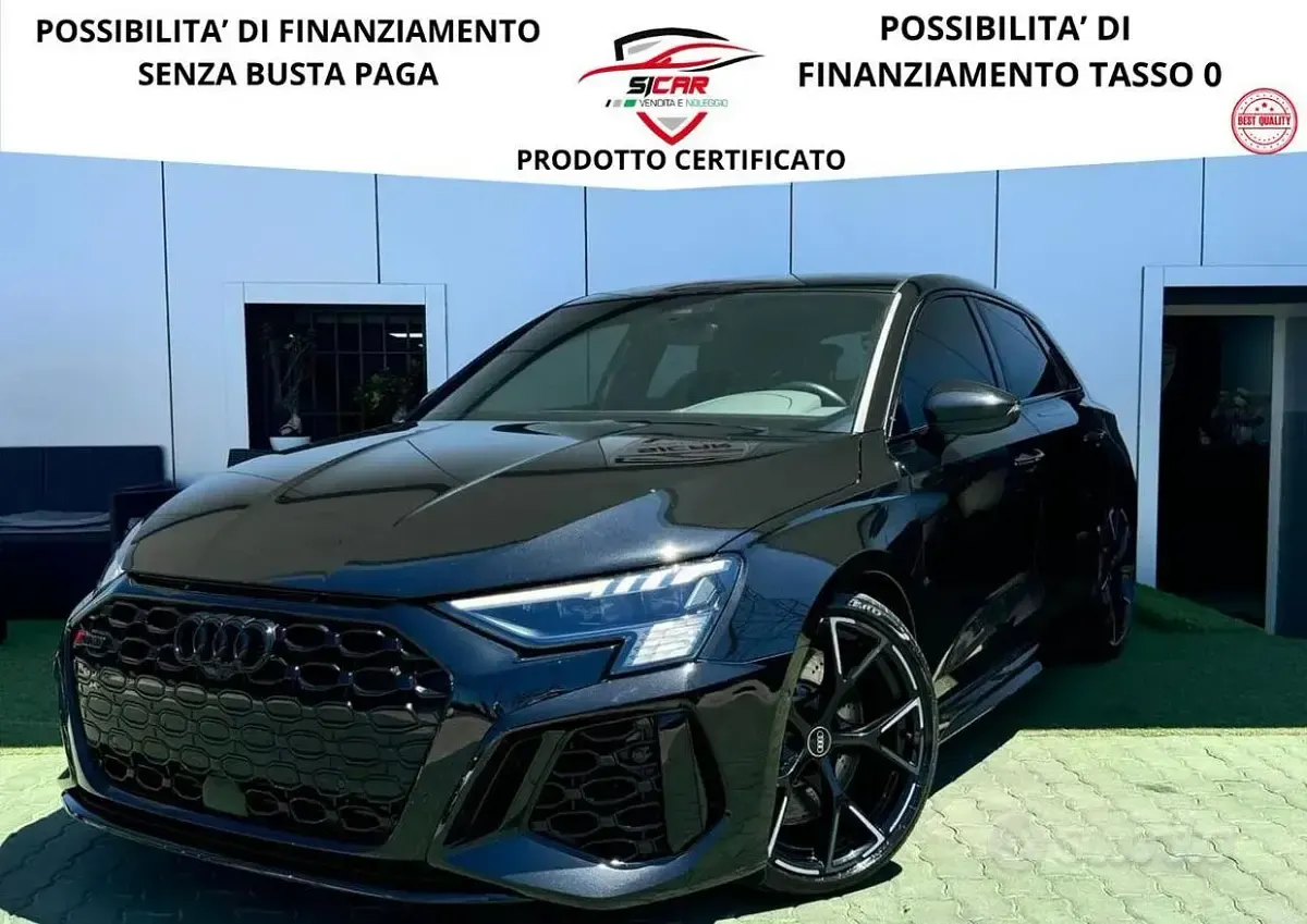Usata Audi RS3 Ambiente 400 CV (294 kW) 2022 Nero Berlina