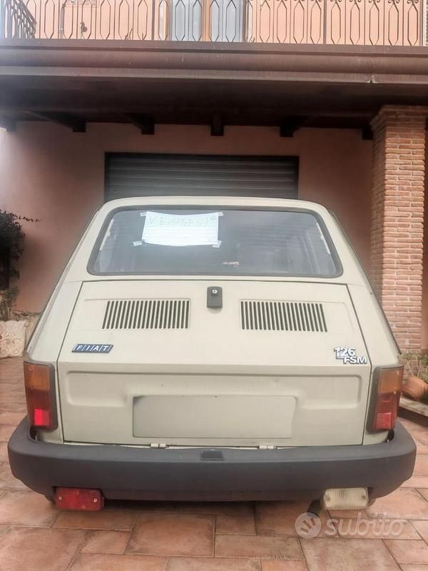 Usata Fiat 126 24 CV (17 kW) 1987 Grigio Utilitaria