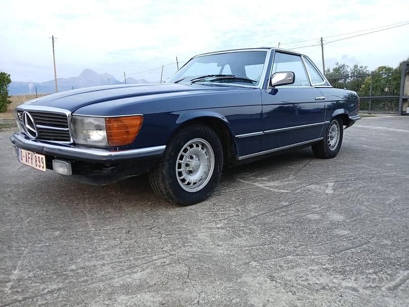 Usata Mercedes SL280 1981 Blu Cabrio