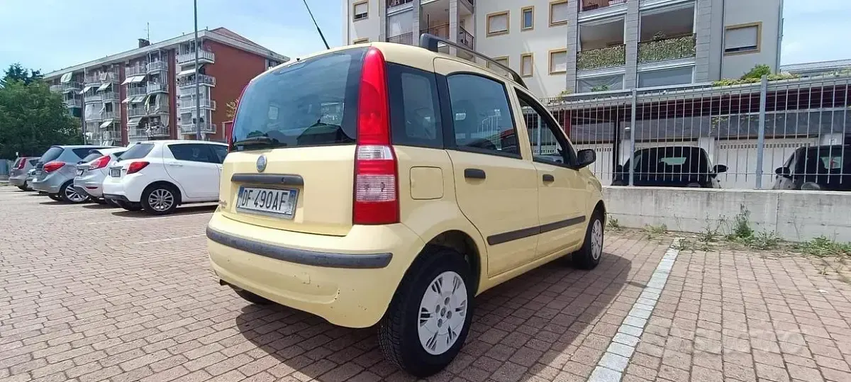 Usata Fiat Panda 60 CV (44 kW) 2007 Giallo Utilitaria