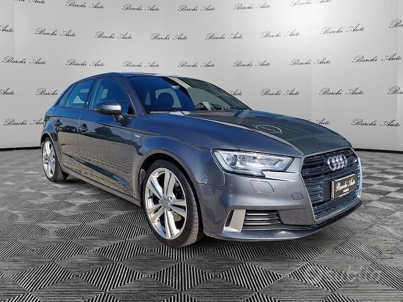 Usata Audi A3 S-Line 150 CV (110 kW) 2017 Grigio Berlina