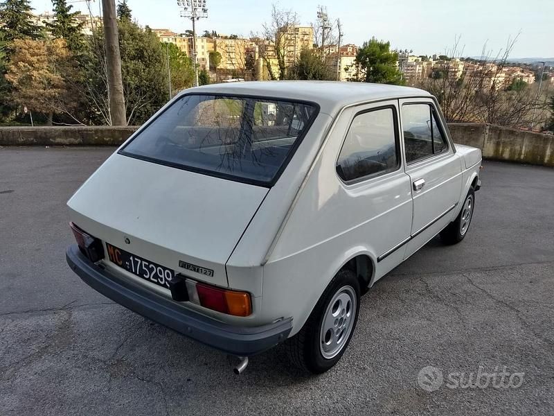 Usata Fiat 127 1970 Bianco Utilitaria