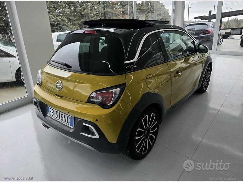 Usata Opel Adam Slam 87 CV (63 kW) 2015 Giallo Utilitaria