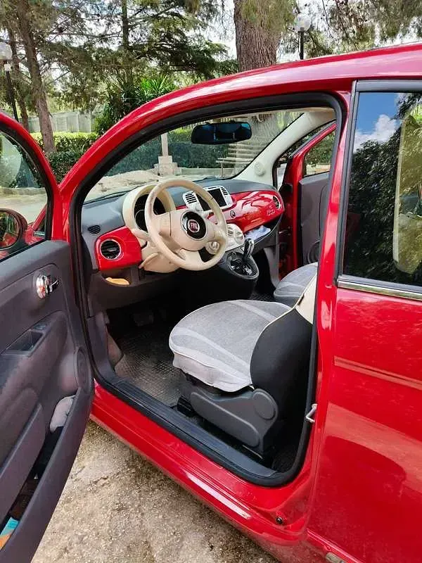 Usata Fiat 500 84 CV (61 kW) 2015 Rosso Utilitaria
