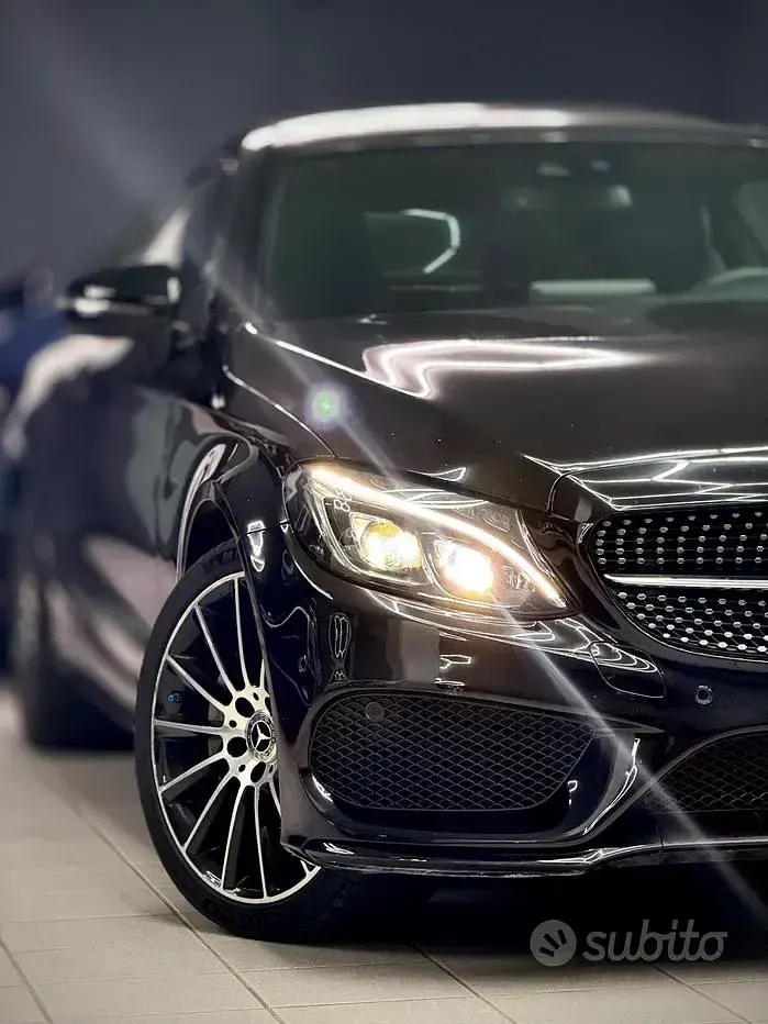 Usata Mercedes C220 Premium 170 CV (125 kW) 2018 Nero Coupé
