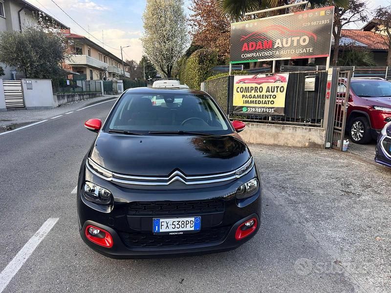 Usata Citroën C3 PureTech 82 CV (60 kW) 2019 Nero Utilitaria