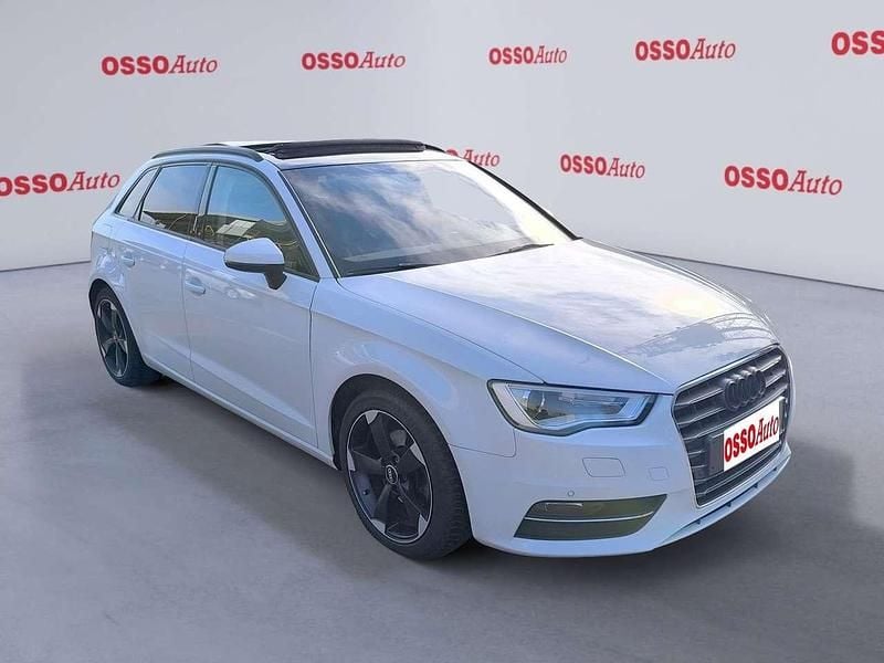 Usata Audi A3 Sportback Ambition 150 CV (110 kW) 2013 Bianco Utilitaria
