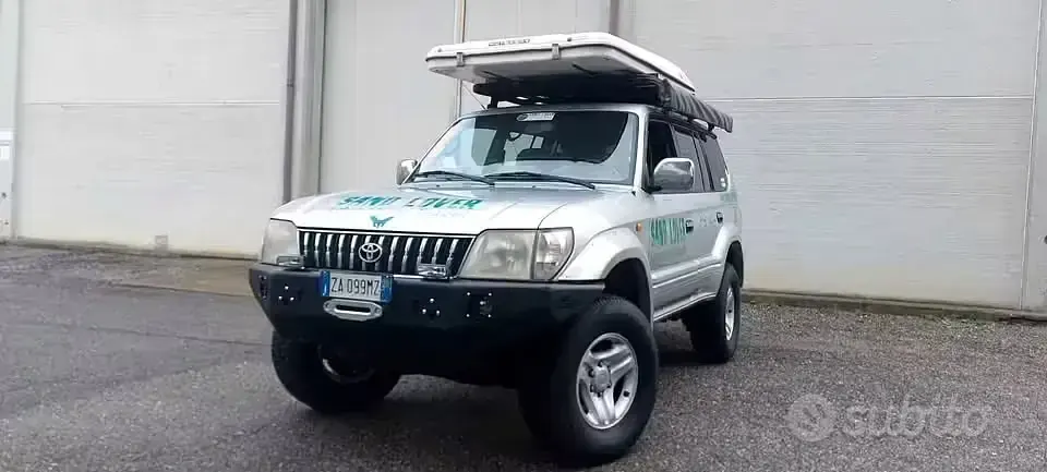 Usata Toyota Land Cruiser 163 CV (119 kW) 2002 Grigio SUV