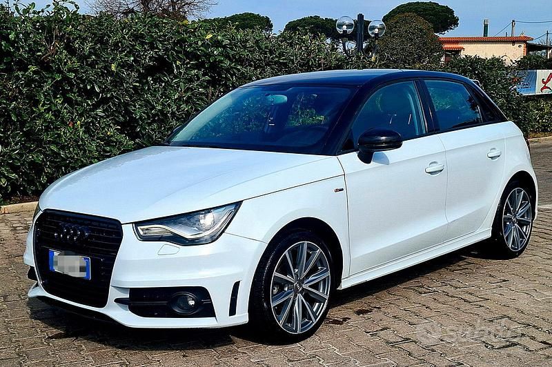 Usata Audi A1 S-Line 116 CV (85 kW) 2015 Bianco Utilitaria