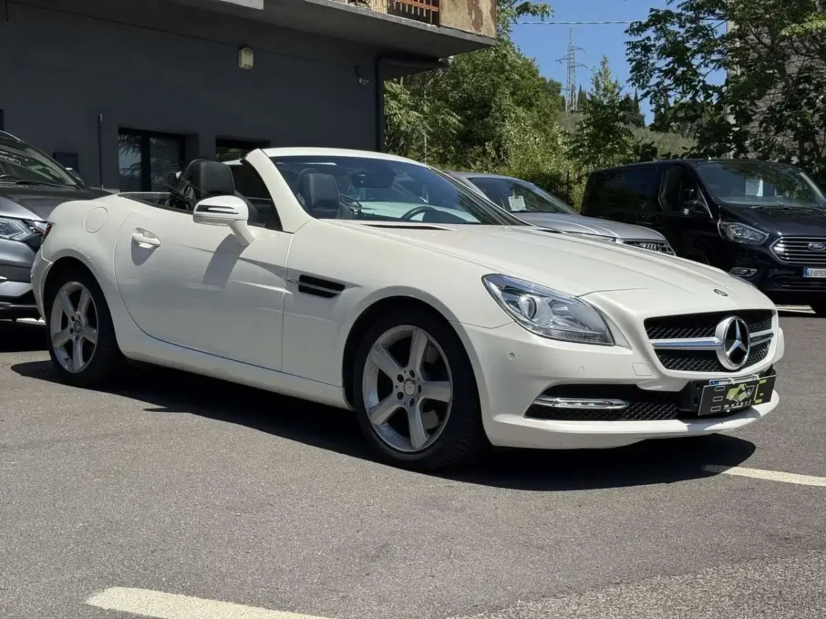 Usata Mercedes SLK200 Premium 184 CV (135 kW) 2015 Bianco Cabrio