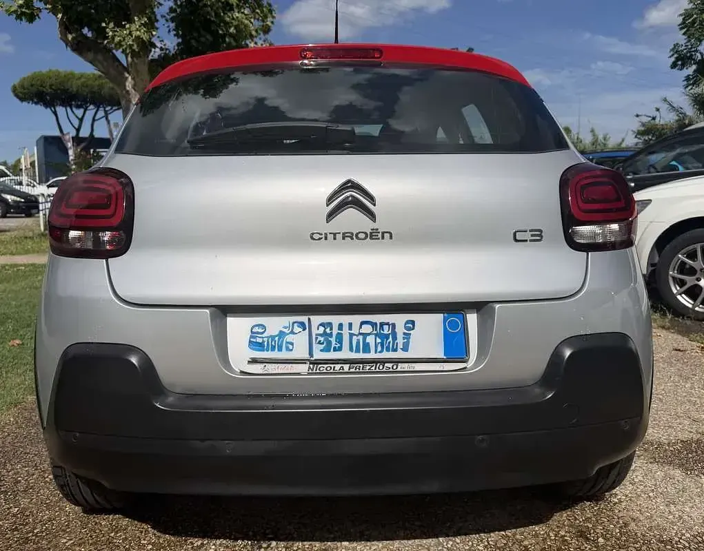 Usata Citroën C3 Feel 82 CV (60 kW) 2017 Argento Berlina