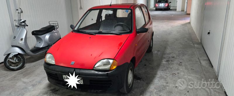 Usata Fiat 600 S 39 CV (28 kW) 1999 Rosso Utilitaria