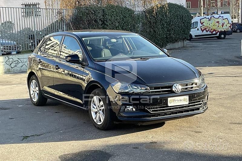 Usata VW Polo Comfortline 95 CV (69 kW) 2018 Nero Utilitaria