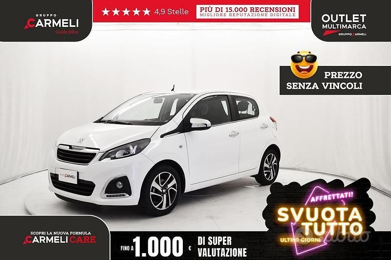 Usata Peugeot 108 Allure 82 CV (60 kW) 2016 Bianco Utilitaria