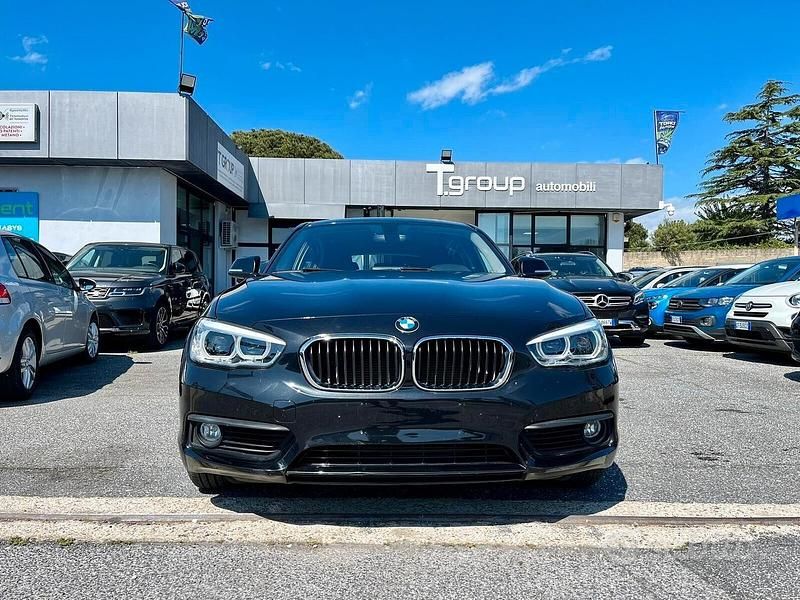 Usata BMW 118 Sport Line 150 CV (110 kW) 2015 Nero Utilitaria