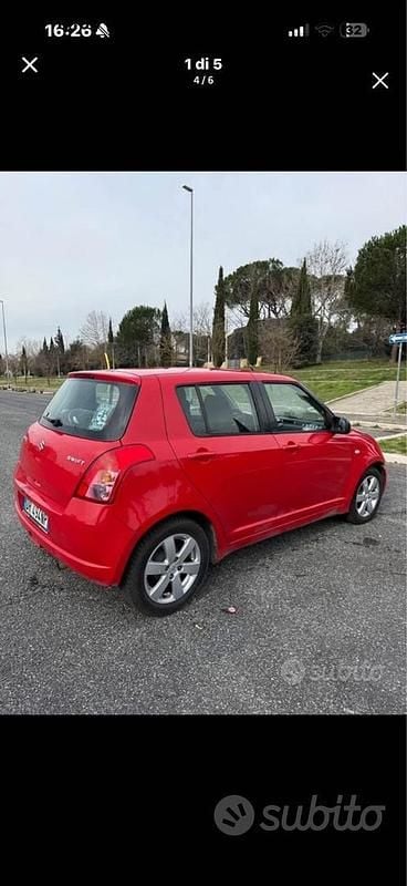 Usata Suzuki Swift 2008 Rosso Berlina