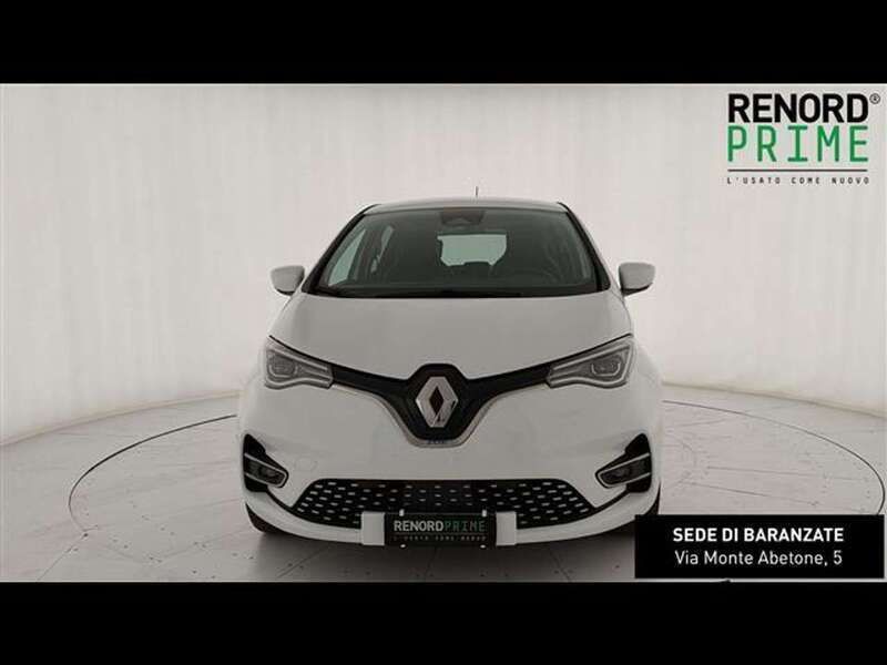 Usata Renault Zoe Intens 100 kW (136 CV) 2020 Bianco Utilitaria