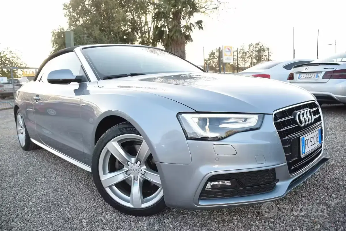 Usata Audi A5 Cabriolet Advanced 190 CV (139 kW) 2016 Grigio Cabrio