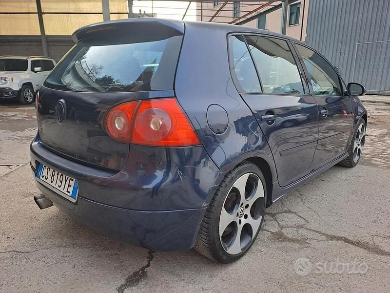 Usata VW Golf IV GTI 200 CV (147 kW) 2005 Blu Berlina