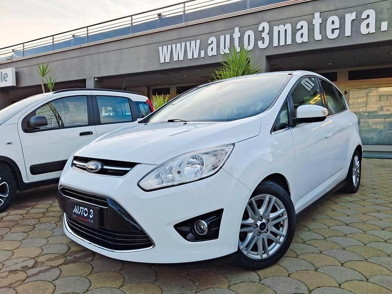 Usata Ford C-MAX Titanium 119 CV (87 kW) 2015 Bianco Monovolume