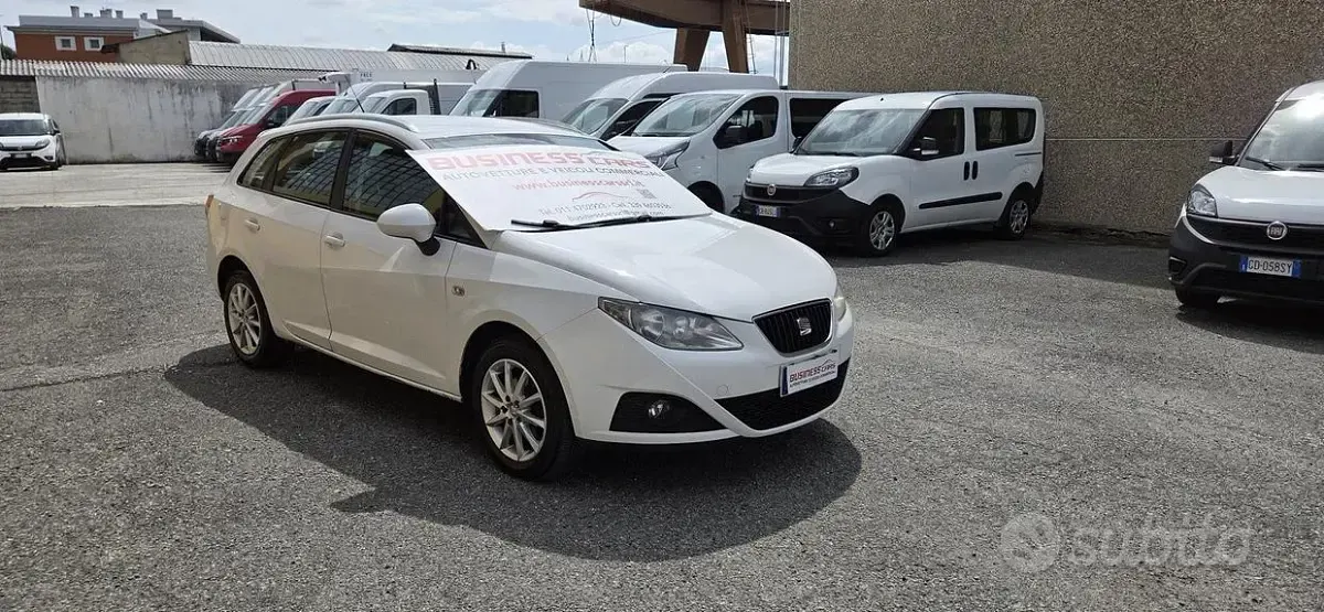 Usata Seat Ibiza ST Style 90 CV (66 kW) 2012 Bianco Station wagon