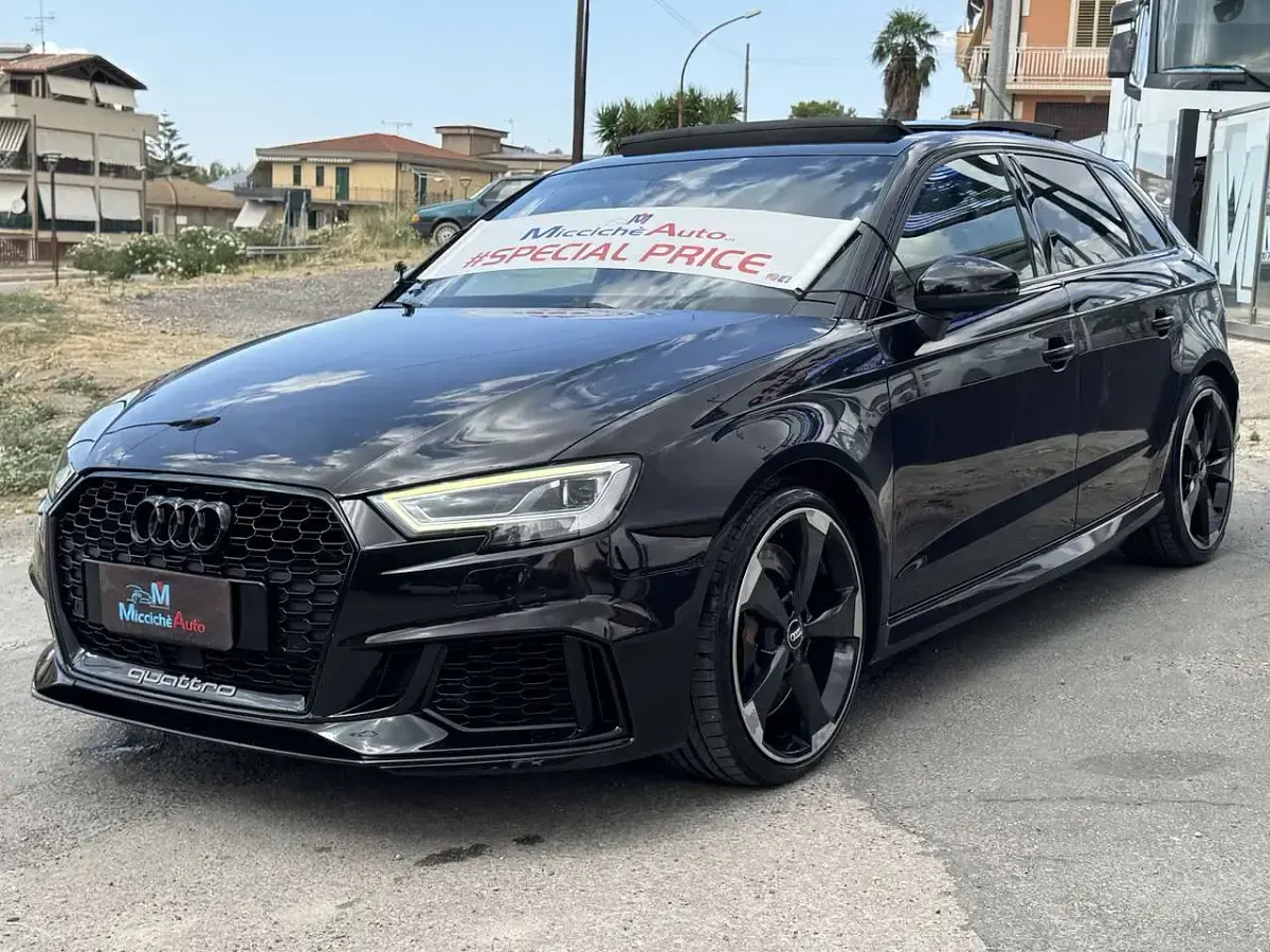 Usata Audi RS3 Sport 400 CV (294 kW) 2020 Nero Berlina