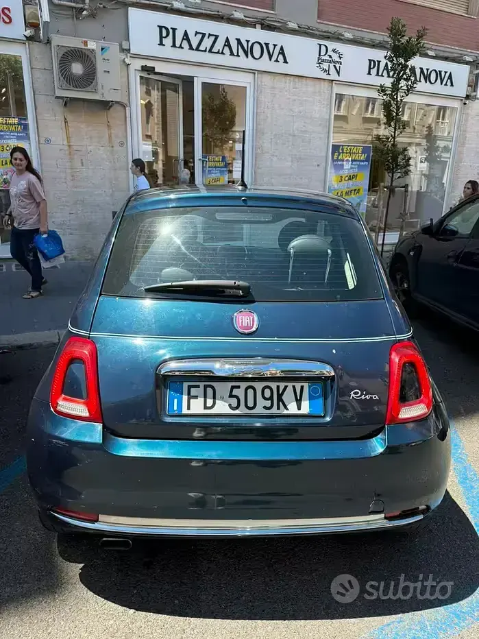 Usata Fiat 500 Riva 95 CV (69 kW) 2016 Blu Utilitaria