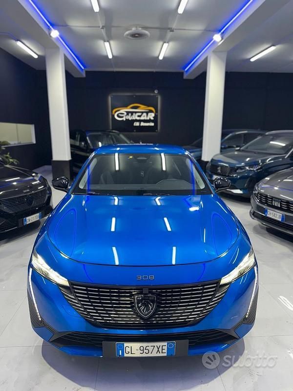 Usata Peugeot 308 Allure 131 CV (96 kW) 2022 Blu Berlina