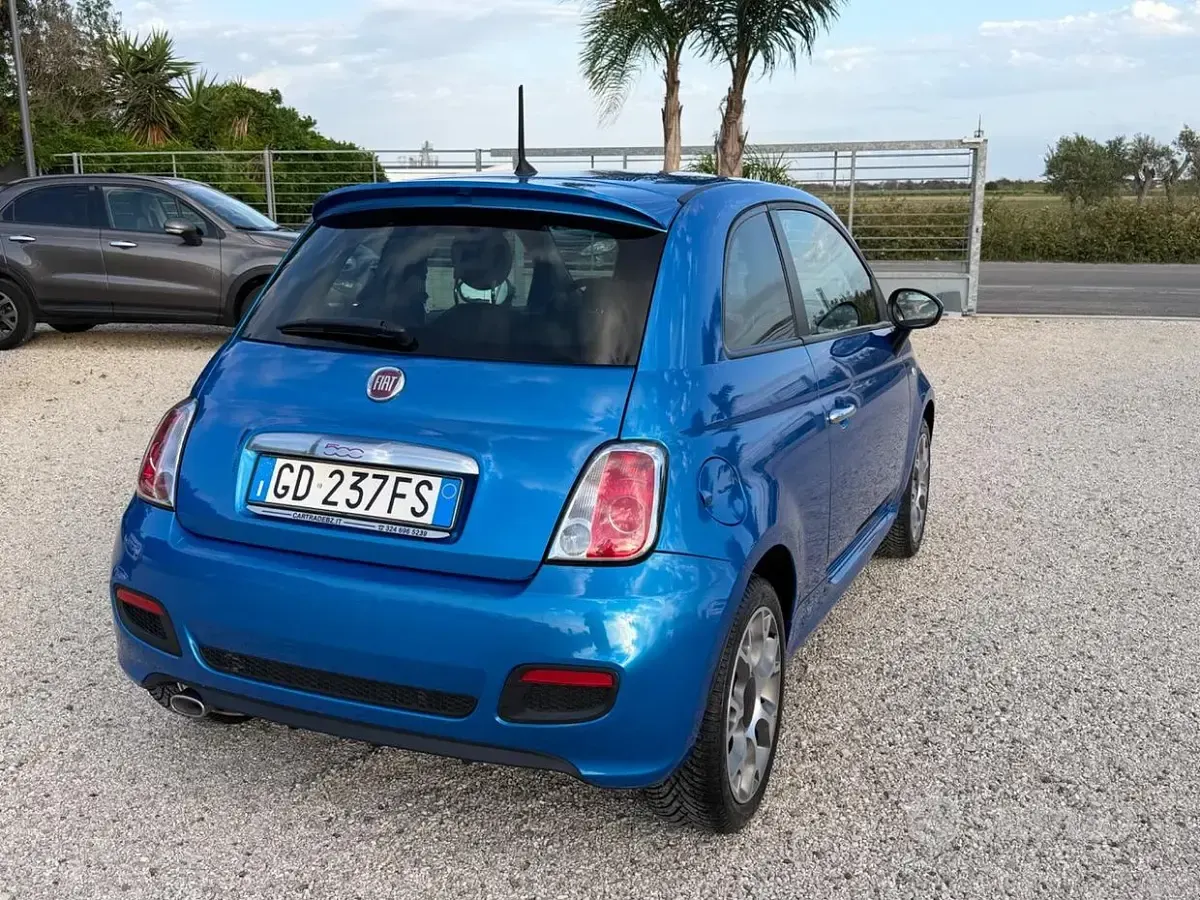 Usata Fiat 500 S 69 CV (50 kW) 2015 Blu Utilitaria