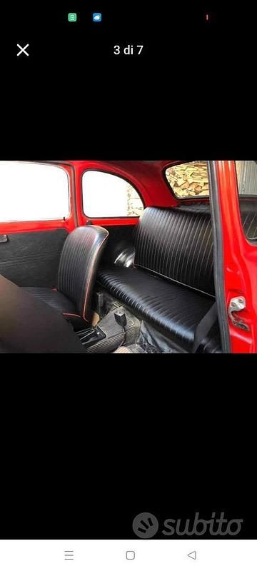 Usata Fiat Cinquecento 1970 Rosso Utilitaria