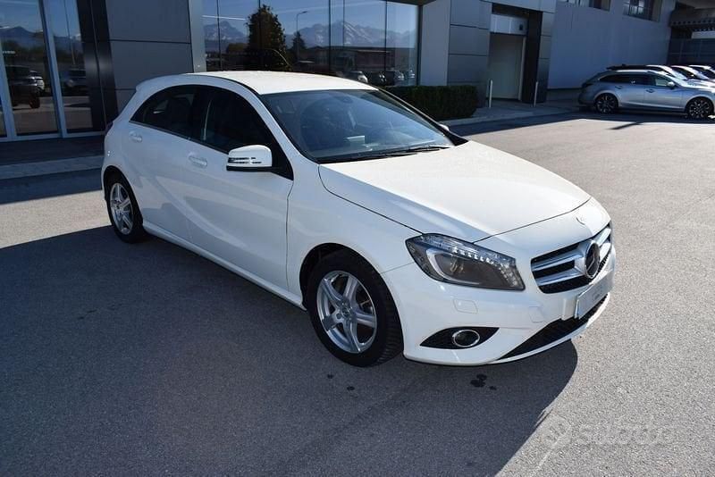 Usata Mercedes A180 Executive 109 CV (80 kW) 2015 Bianco Berlina