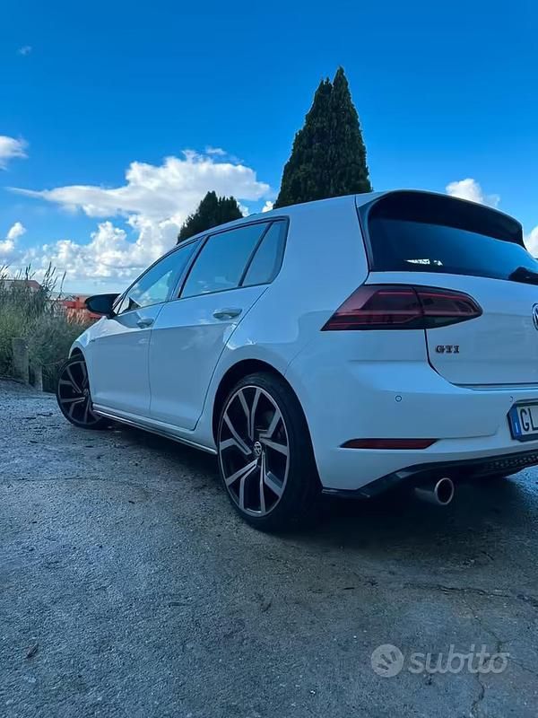 Usata VW Golf VII GTI 245 CV (180 kW) 2019 Bianco Berlina