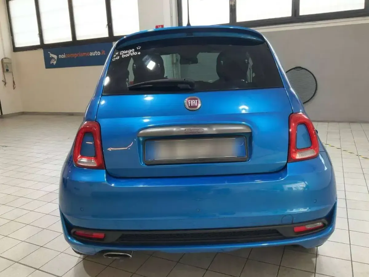 Usata Fiat 500 S 69 CV (50 kW) 2018 Blu/azzurro Utilitaria