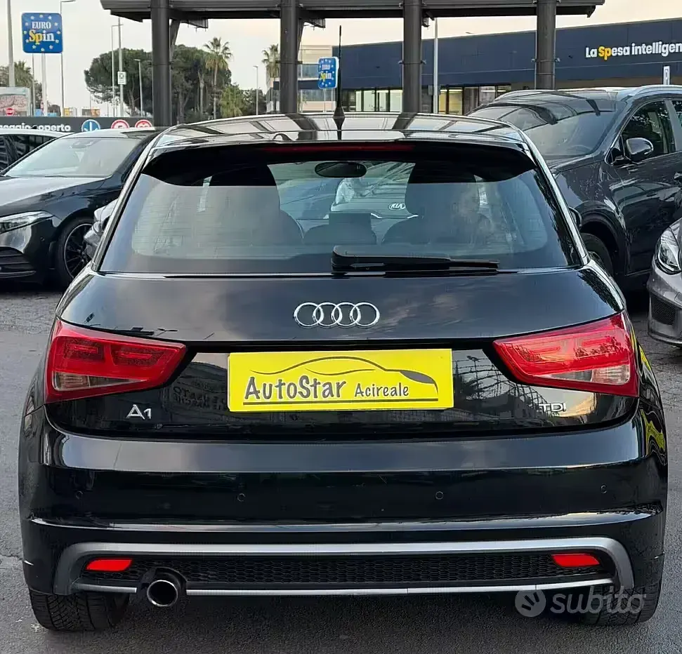 Usata Audi A1 S-Line 90 CV (66 kW) 2014 Nero Utilitaria