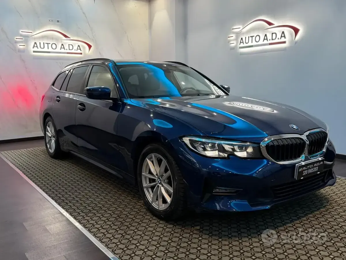 Usata BMW 318 Sport Line 150 CV (110 kW) 2020 Blu Station wagon