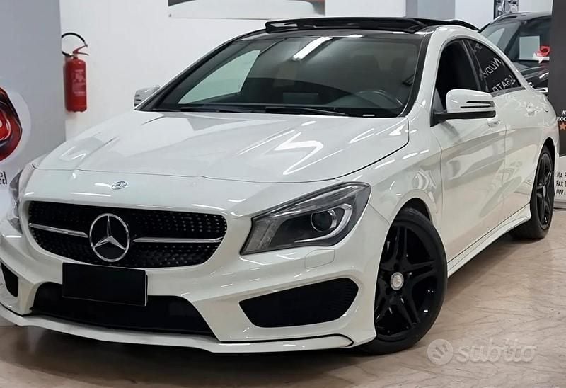 Usata Mercedes CLA220 AMG 177 CV (130 kW) 2015 Bianco Berlina