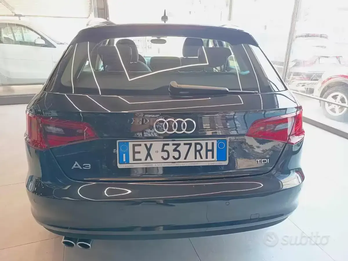 Usata Audi A3 Ambiente 140 CV (102 kW) 2013 Nero Berlina