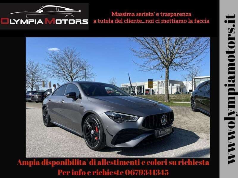 Grigio Usata 2022 Mercedes CLA35 AMG Premium Tre volumi | 52.890 € (Molto cara) - Immagine 1/4
