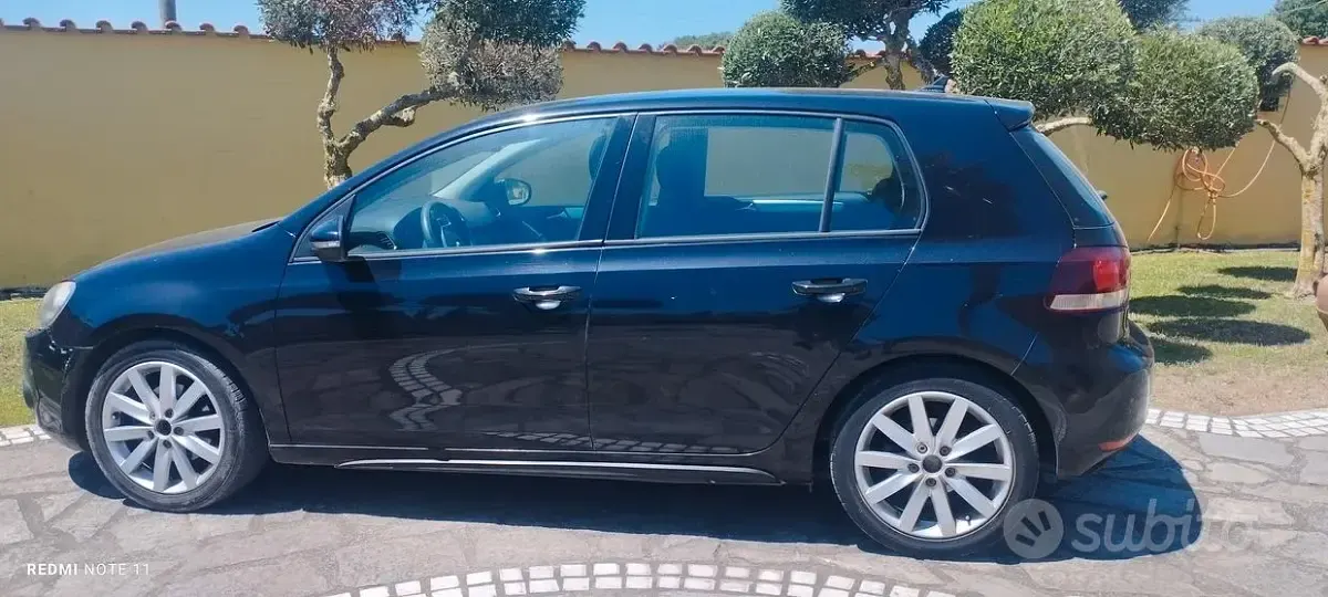 Usata VW Golf VI 140 CV (102 kW) 2009 Nero Utilitaria