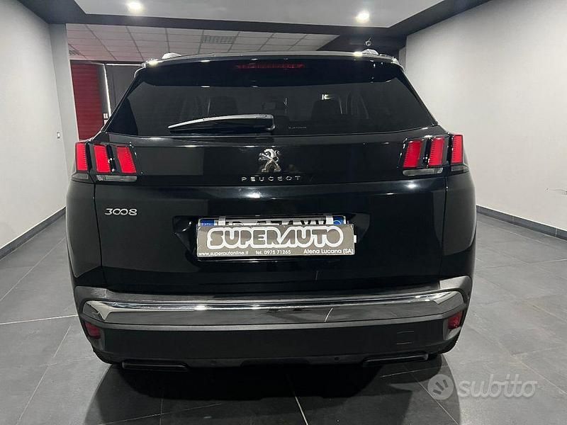 Usata Peugeot 3008 Allure 131 CV (96 kW) 2019 Nero SUV