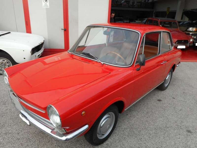 Usata Fiat 850 35 CV (25 kW) 1966 Rosso Coupé
