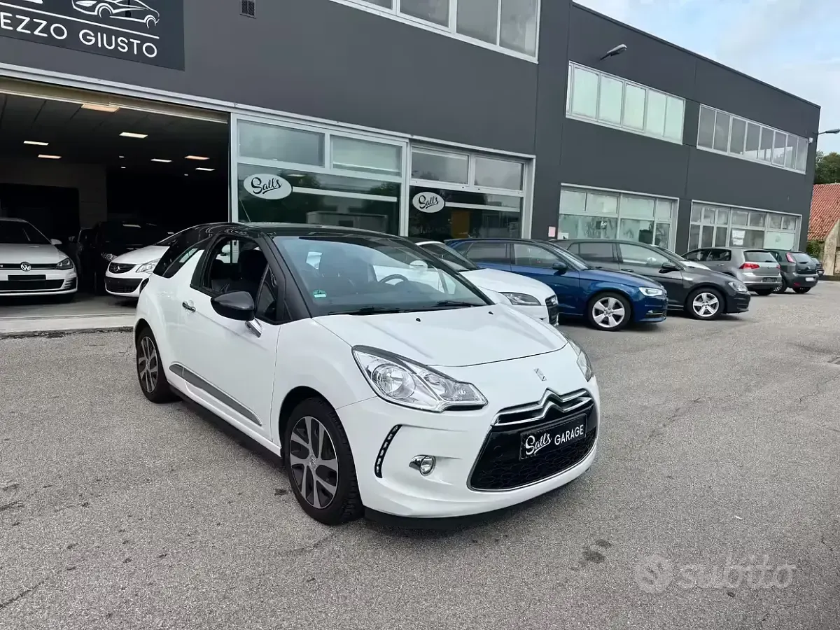 Usata DS Automobiles DS3 82 CV (60 kW) 2014 Bianco Coupé