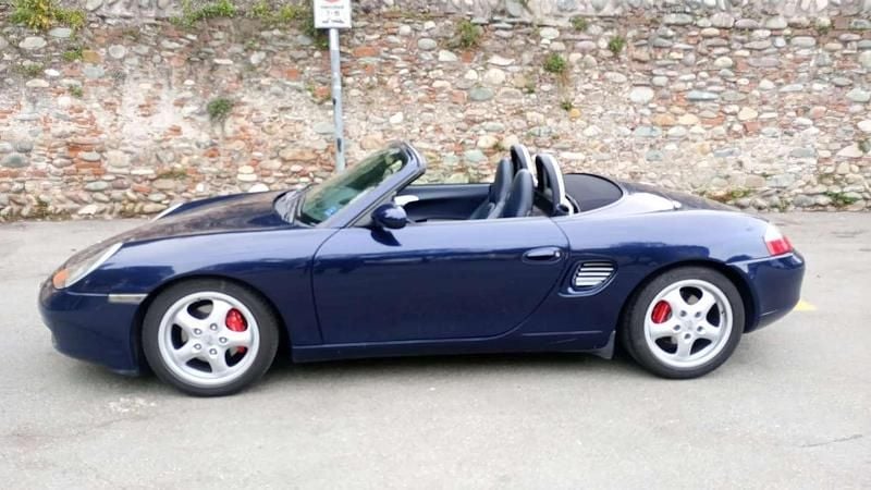 Gebraucht Porsche Boxster 204 PS (150 kW) 1999 Blau Cabrio