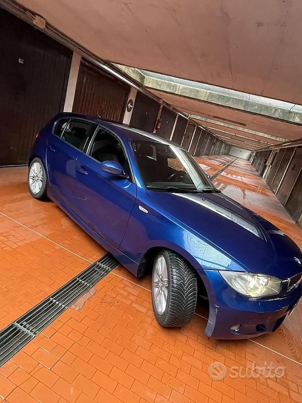 Usata BMW 120 177 CV (130 kW) 2007 Blu Utilitaria