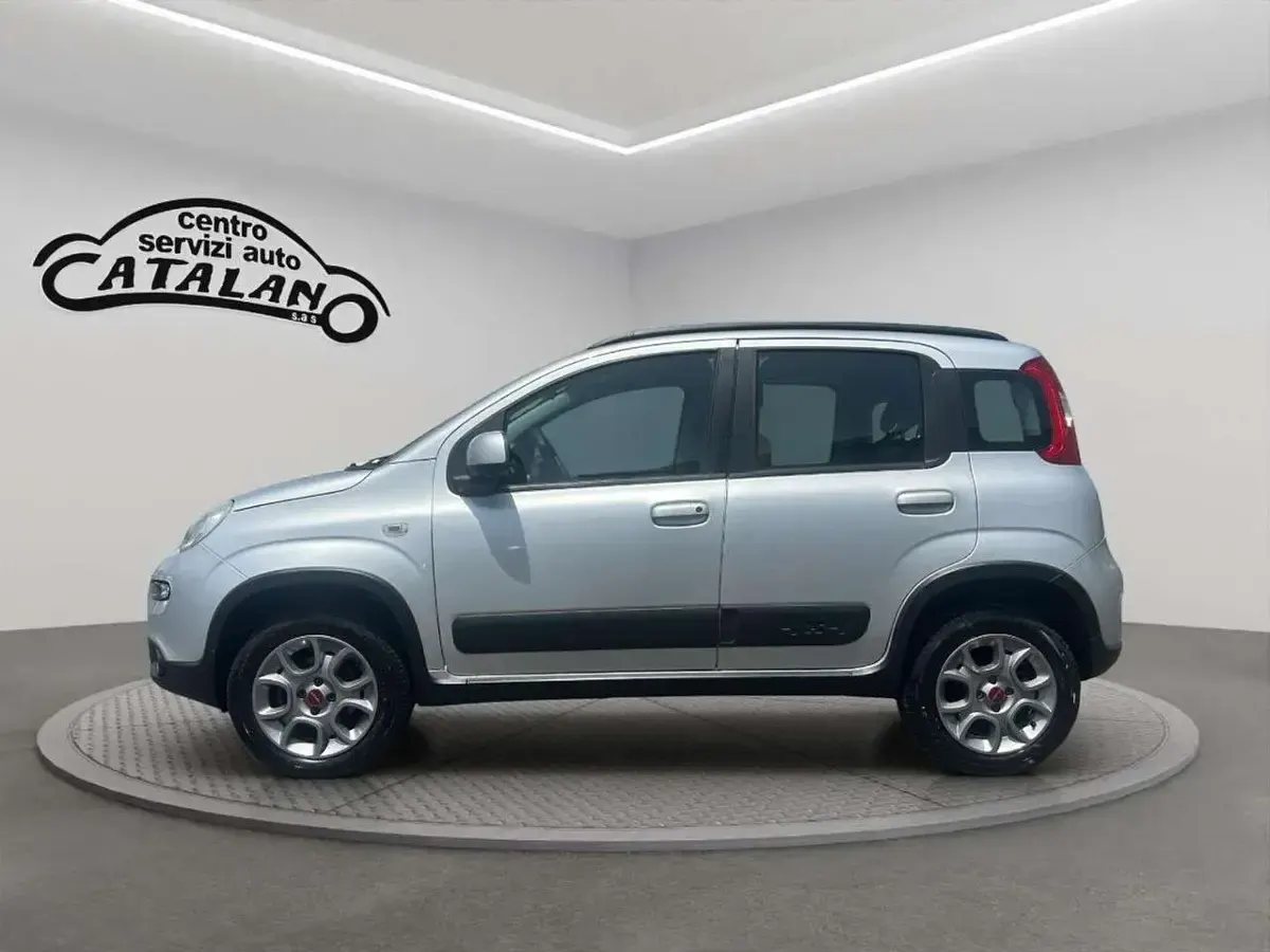 Usata Fiat Panda 4x4 75 CV (55 kW) 2013 Grigio chiaro Utilitaria