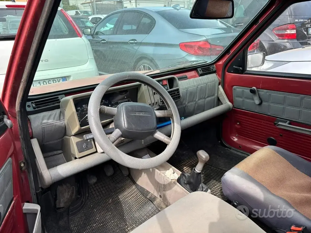 Usata Fiat Panda Young 54 CV (39 kW) 2003 Rosso Utilitaria