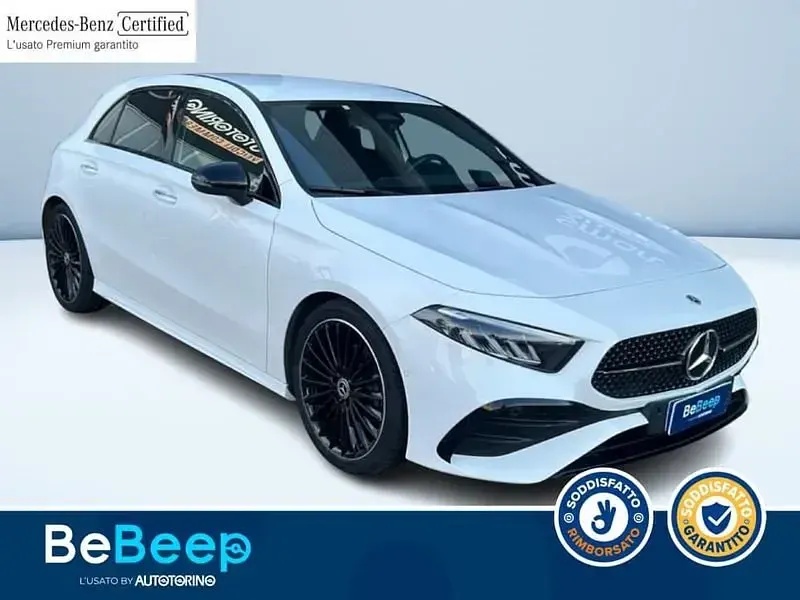 Usata Mercedes A200 Advanced Plus 150 CV (110 kW) 2023 Bianco pastello Berlina