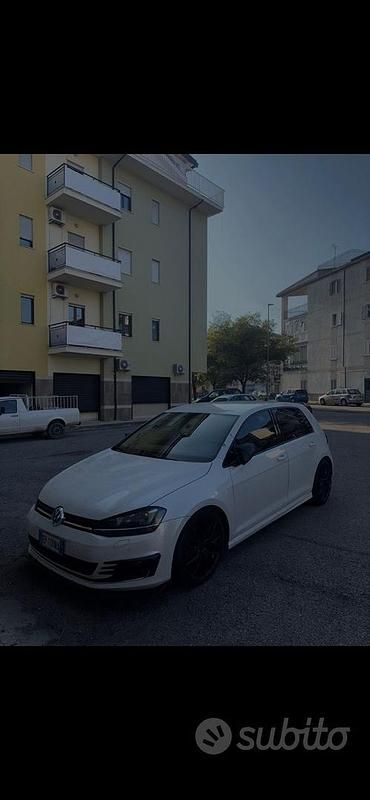 Usata VW Golf VII 210 CV (154 kW) 2013 Bianco Berlina