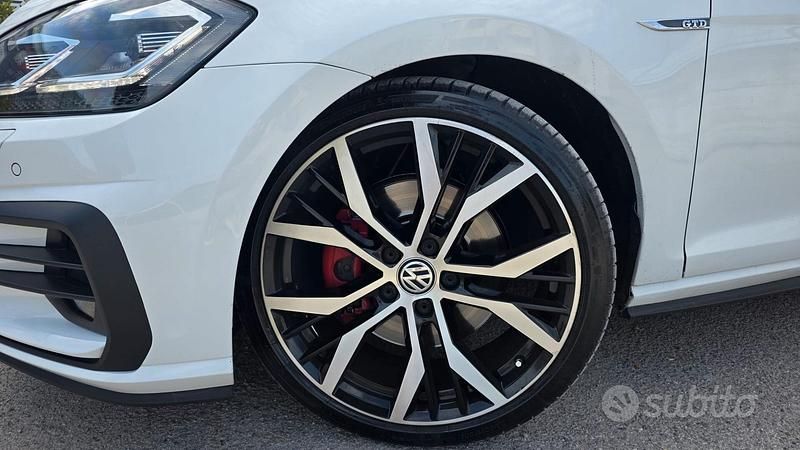 Usata VW Golf VII GTD 184 CV (135 kW) 2017 Bianco Berlina